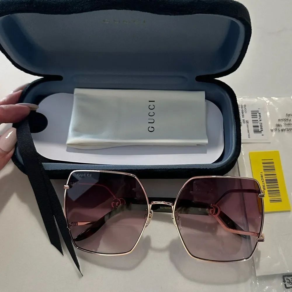 Gucci Geometric Sunglasses